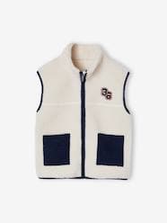 Boys-Cardigans, Jumpers & Sweatshirts-Sherpa Waistcoat for Boys