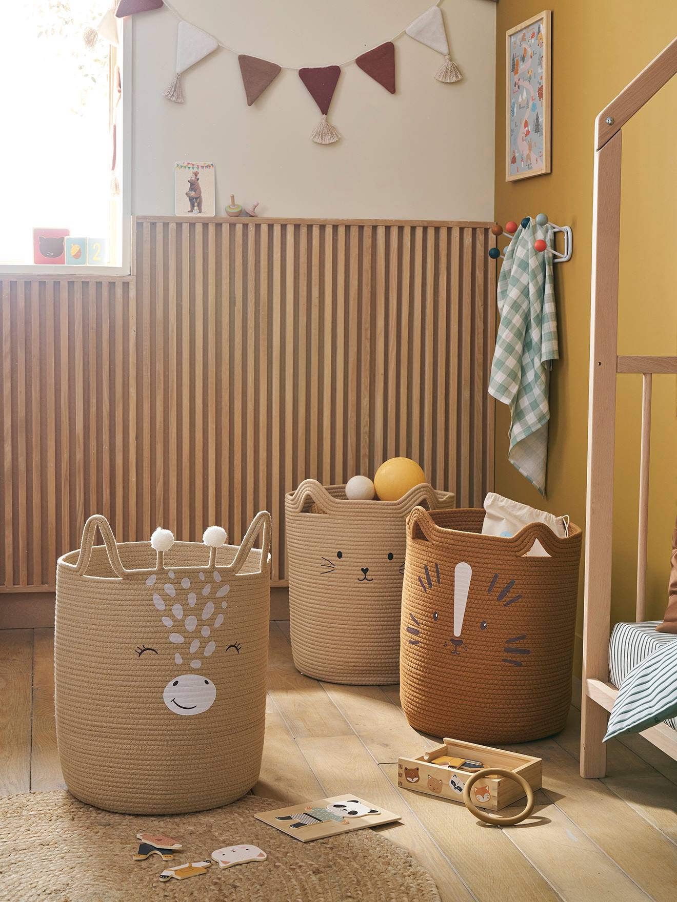 Storage Basket in Cotton Rope