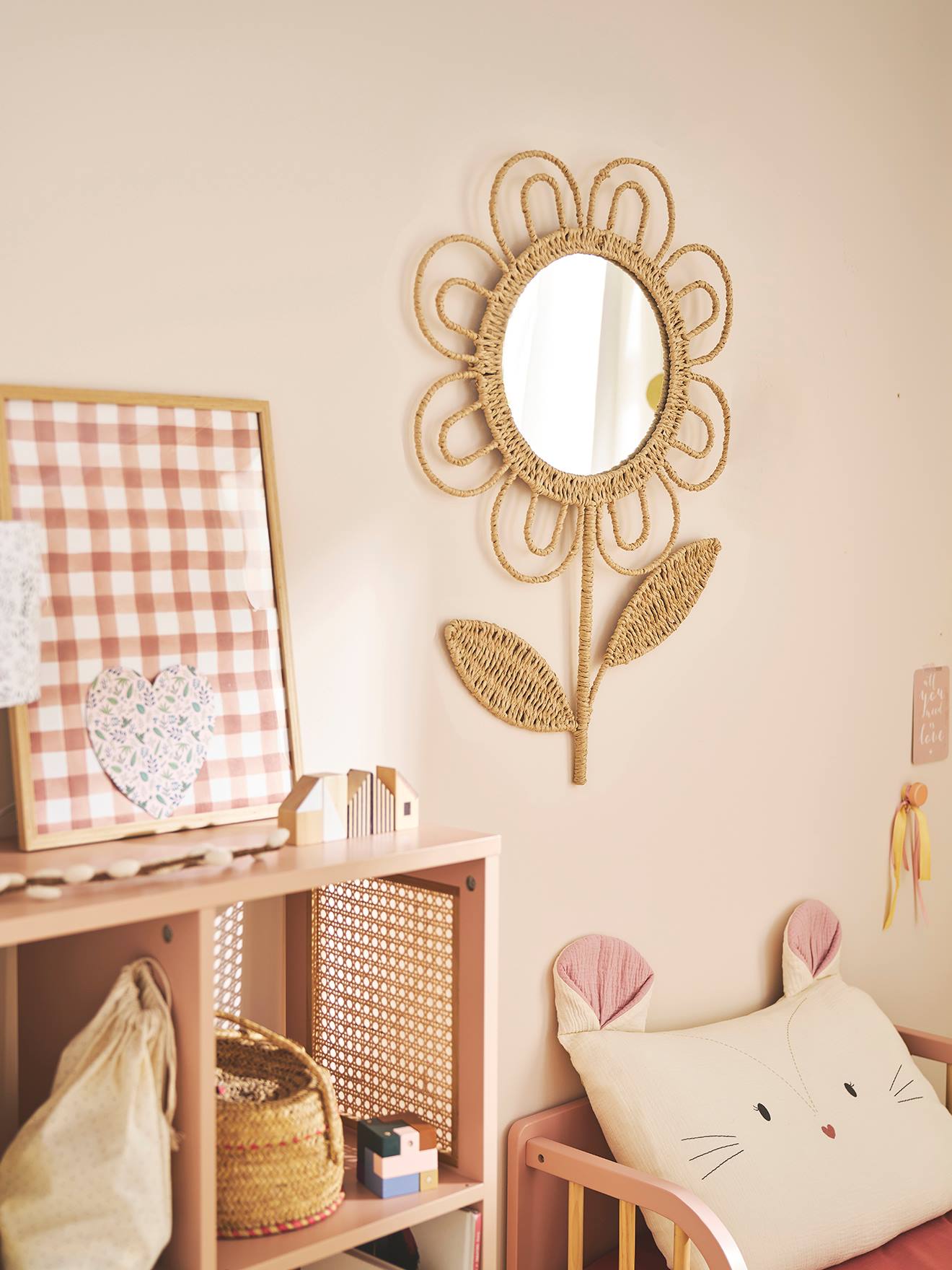 XL Flower Wall Mirror