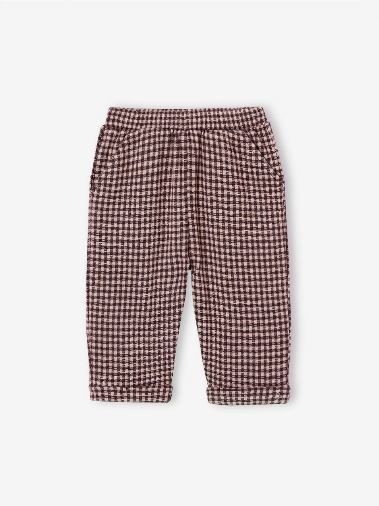 Chequered Trousers in Flannel