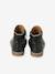 Leather Boots with Elastic, for Baby Girls black+bordeaux red+Camel+navy blue+printed beige 