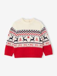 Baby-Christmas Jacquard Jumper for Babies, Family Capsule Collection