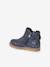 Leather Boots with Elastic, for Baby Girls black+bordeaux red+Camel+navy blue+printed beige 