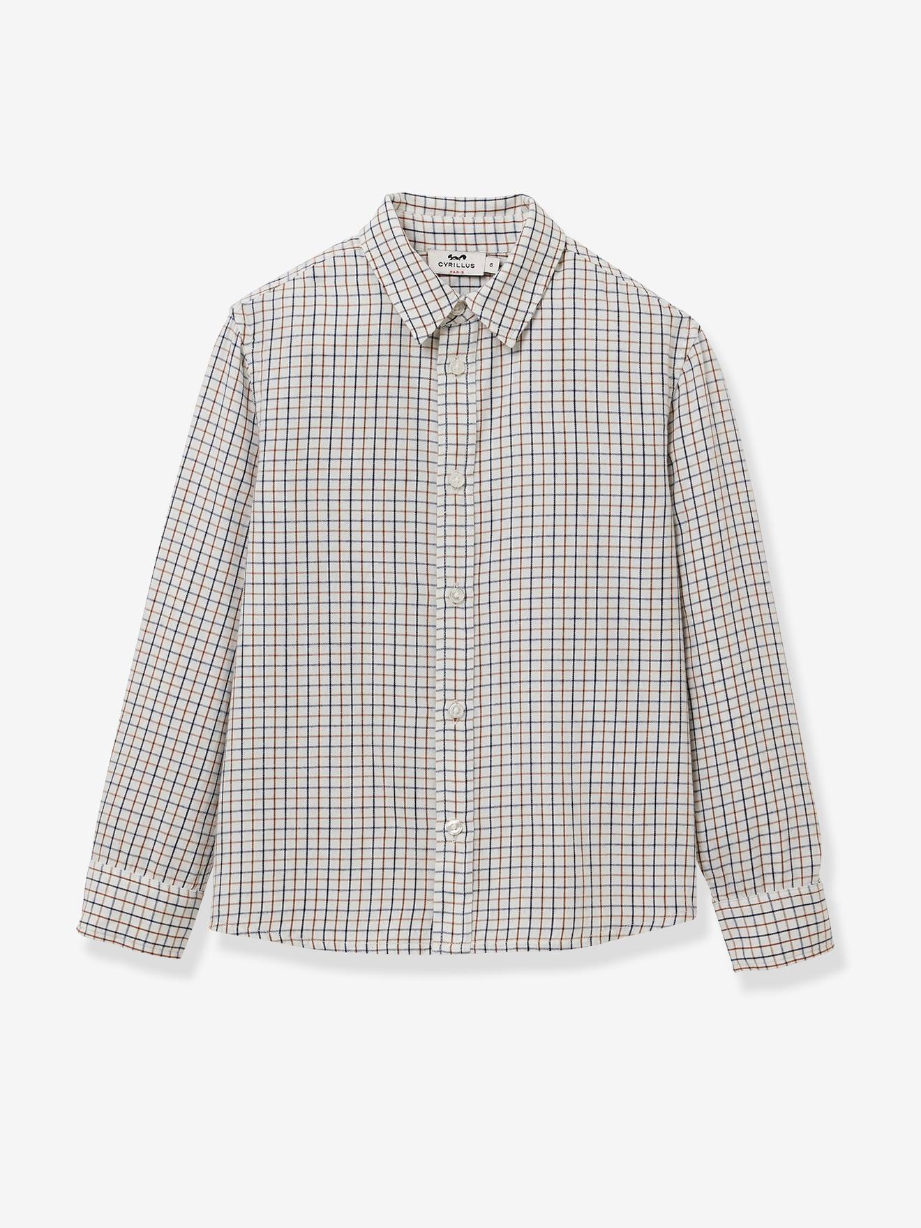 CYRILLUS Tattersall checkered shirt chequered