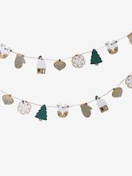 Bedding & Decor-Decoration-Two-Tone Christmas Garland in Wood