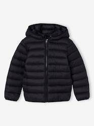 -Light Padded Jacket with Hood for Boys
