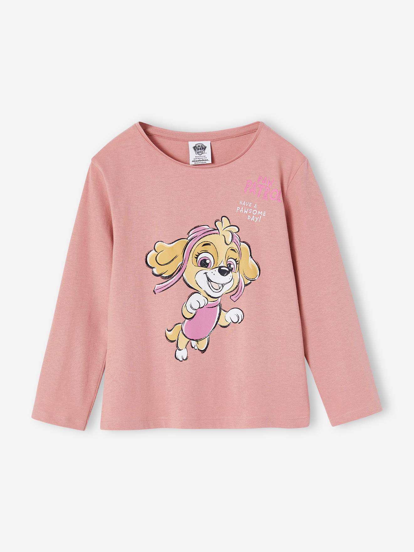 Long Sleeve Paw Patrol Top for Girls blush Girls Vertbaudet