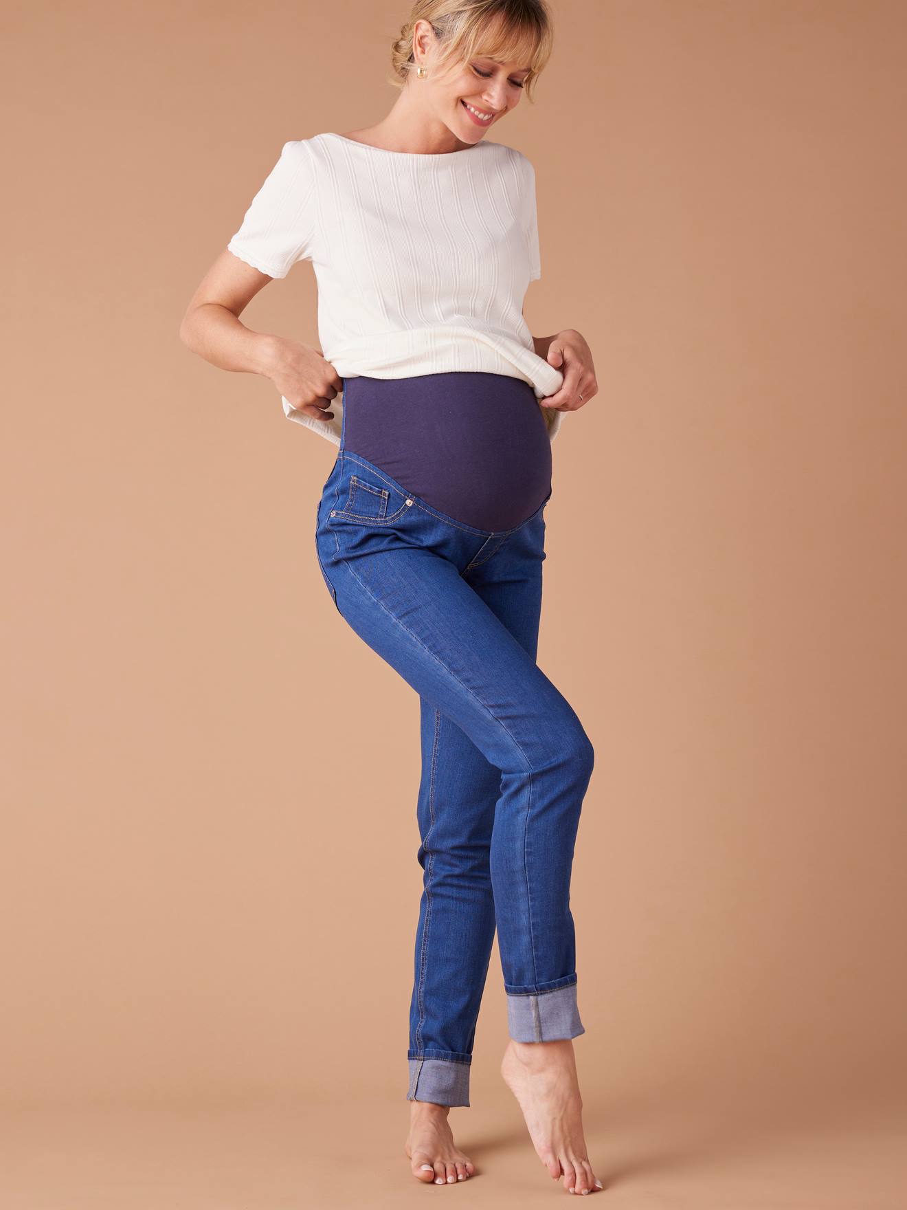 Denim Treggings for Maternity
