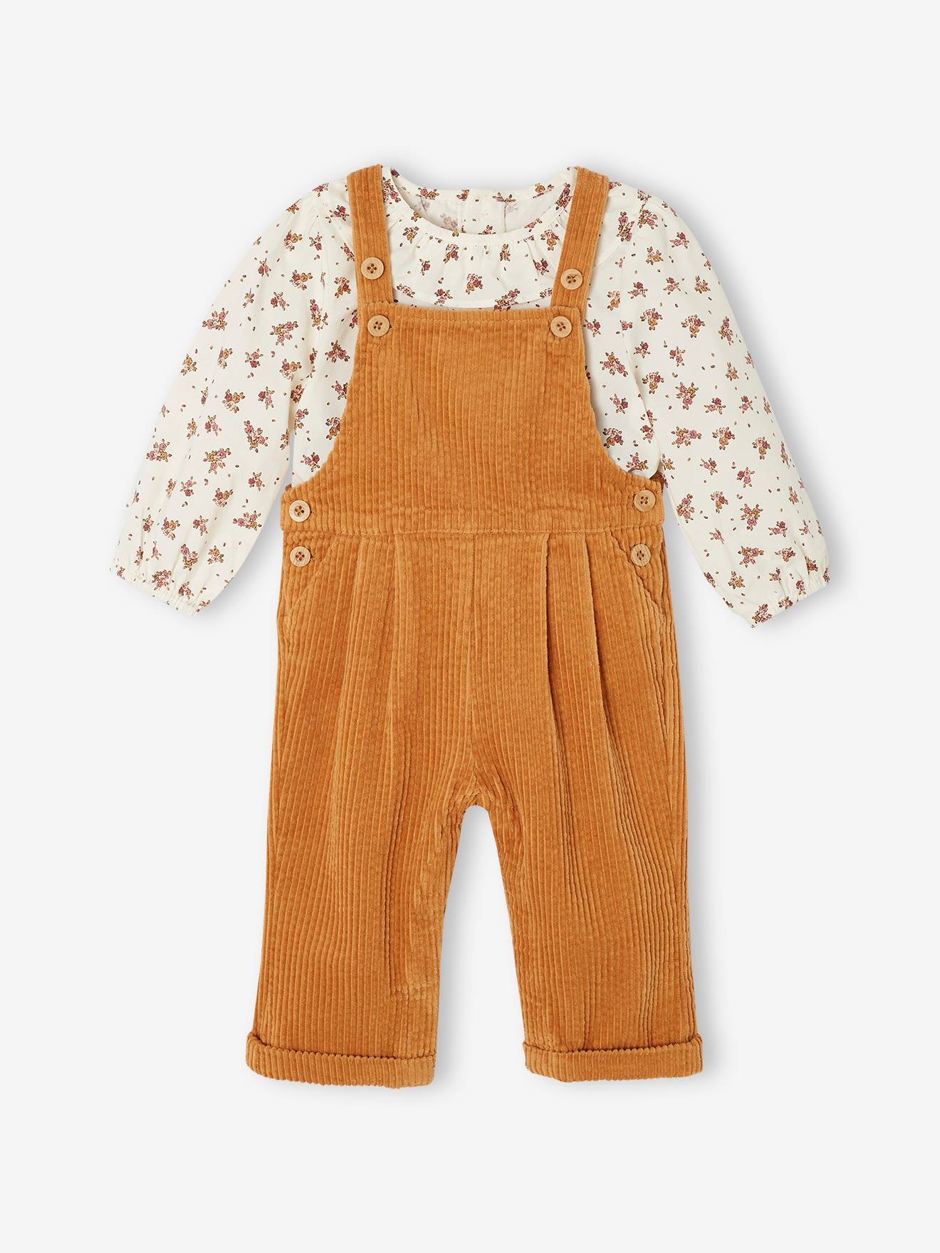 Blouse + Dungarees Outfit