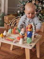 Toys-Baby & Pre-School Toys-Early Learning & Sensory Toys-Musical Activity Table in 100% FSC Wood, Happy Animals