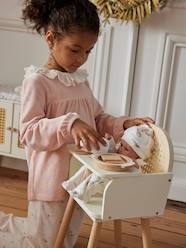 Toys-Dolls & Soft Dolls-Soft Dolls & Accessories-High Chair in FSC® Wood & Wicker