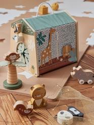 Toys-Baby & Pre-School Toys-Activity House in Fabric & FSC® Wood, Tanzania Animals