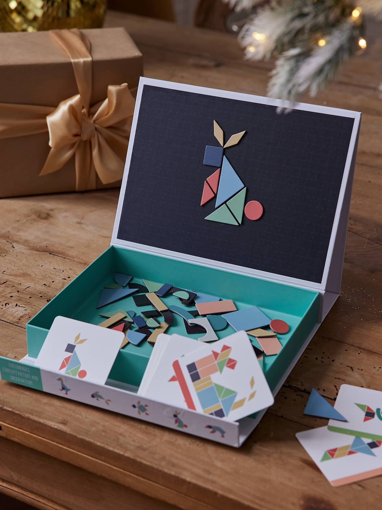 Magnetic Tangram multicoloured