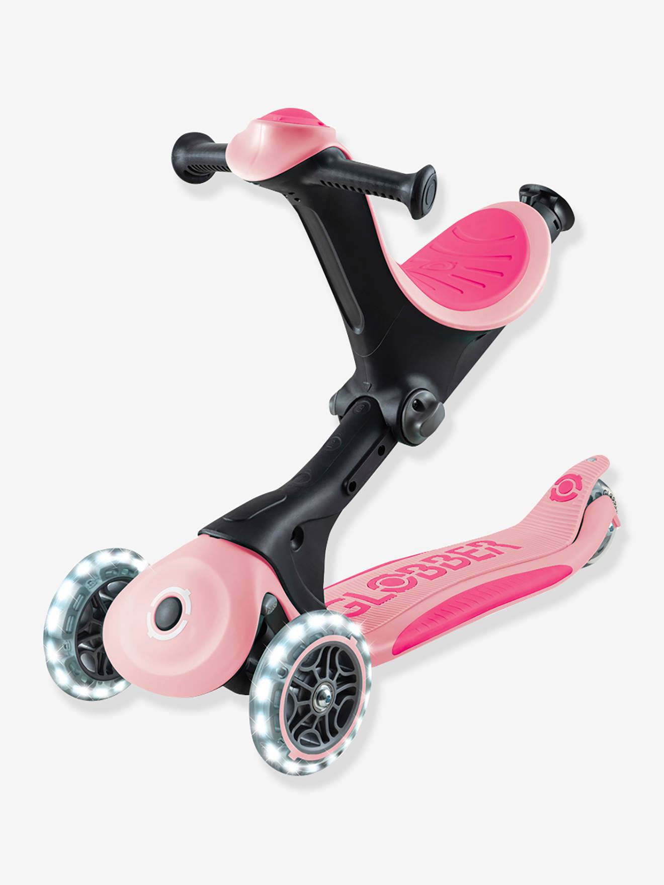 globber go up ピンク GLOBBER GO UP DELUXE LIGHT - Evolutive Scooter - rosy, Toys