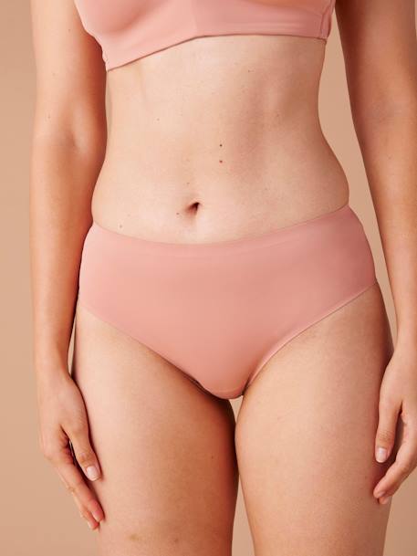 Pack of 2 Seamless Briefs in Microfibre for Maternity, by ENVIE DE FRAISE beige 