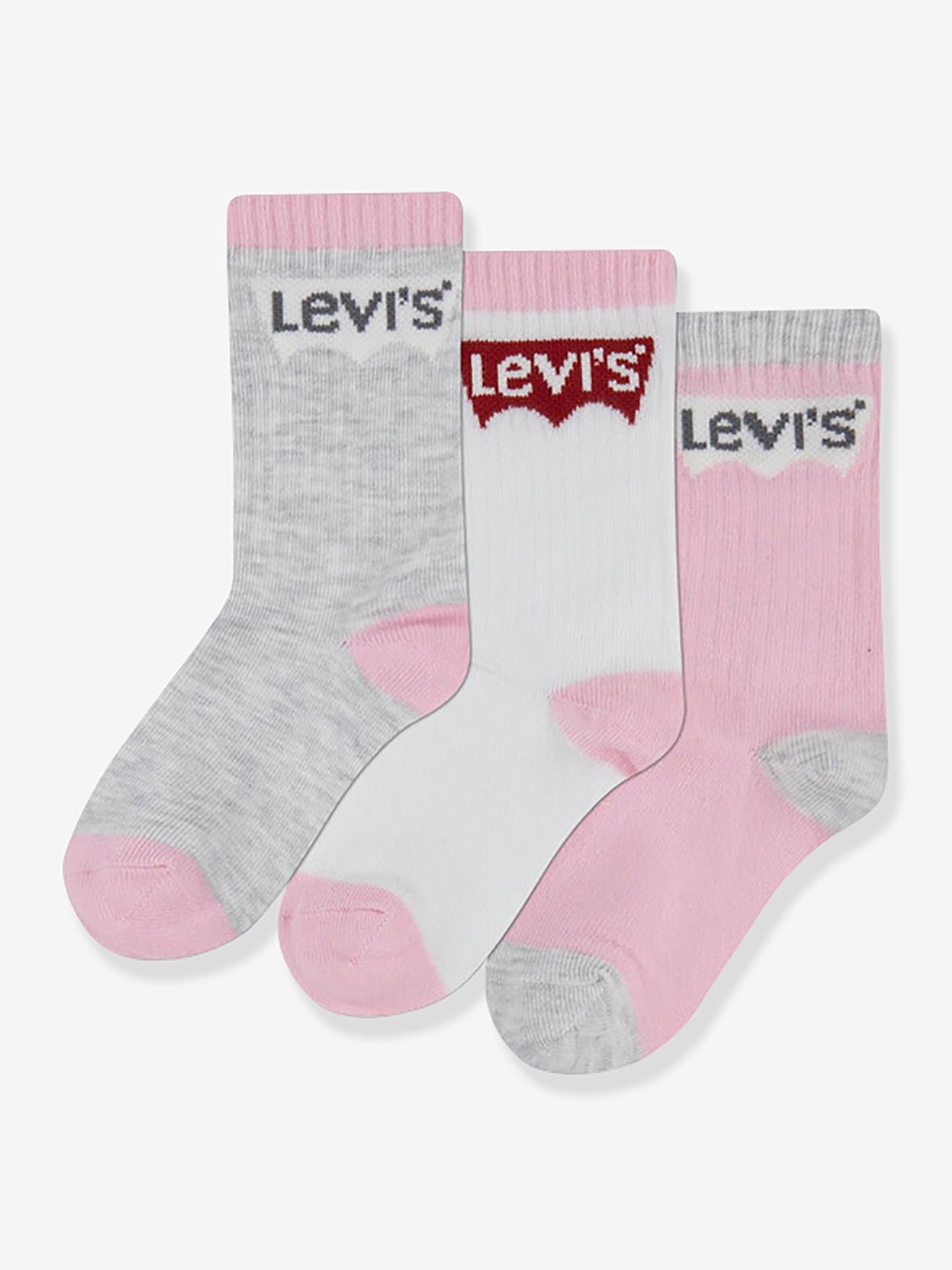 pairs of regular cut Batwing socks LEVI'S KID'S rose