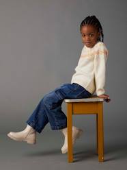 Girls-Wide Leg Cargo Jeans for Girls