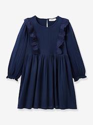 -CYRILLUS cotton gauze dress for girls