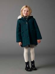 Girls-Coats & Jackets-Coat with Hood for Girls