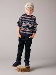 Boys-Corduroy Trousers, Easy to Slip On, for Boys