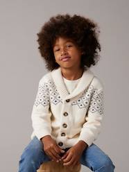 Boys-Jacquard Cardigan for Boys