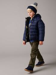 Boys-Easy to Slip-on Cargo Trousers with Lining for Boys