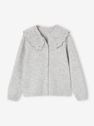 Girls-Occasion Wear Cardigan with Rhinestone Collar, for Girls