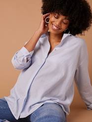 Striped Shirt in Organic Cotton, Maternity & Nursing Special, ENVIE DE FRAISE