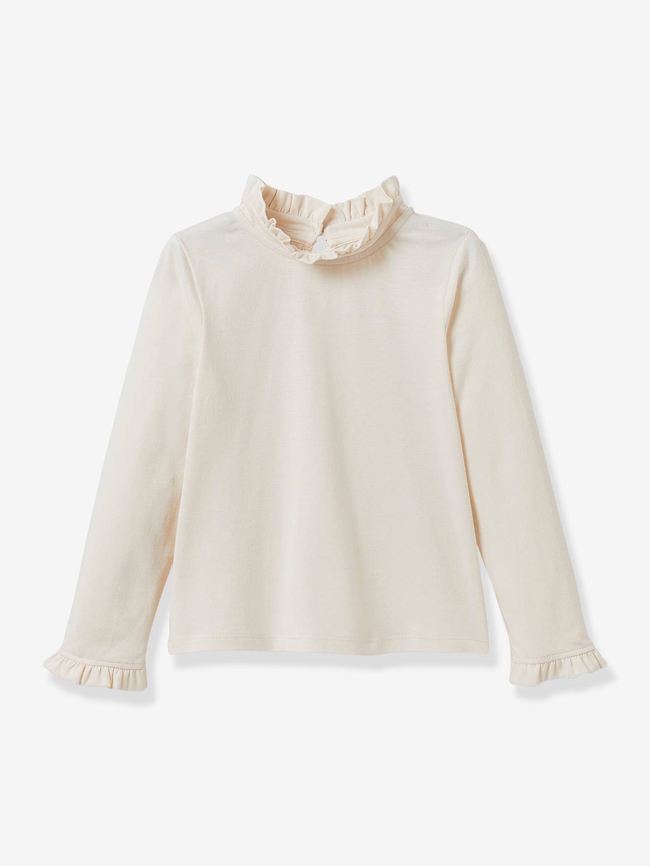 CYRILLUS turtleneck T-shirt ecru