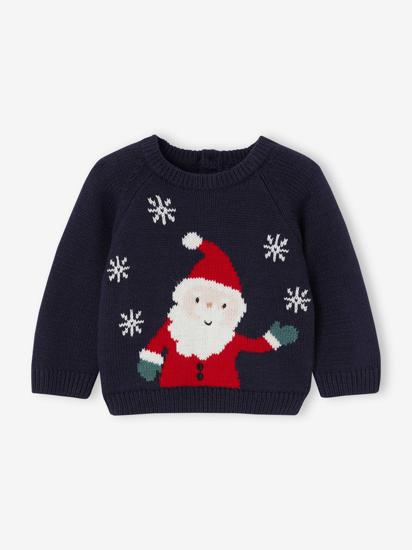 Jacquard Father Christmas Jumper