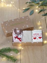 Girls-Set of 3 Pairs of Christmas Socks