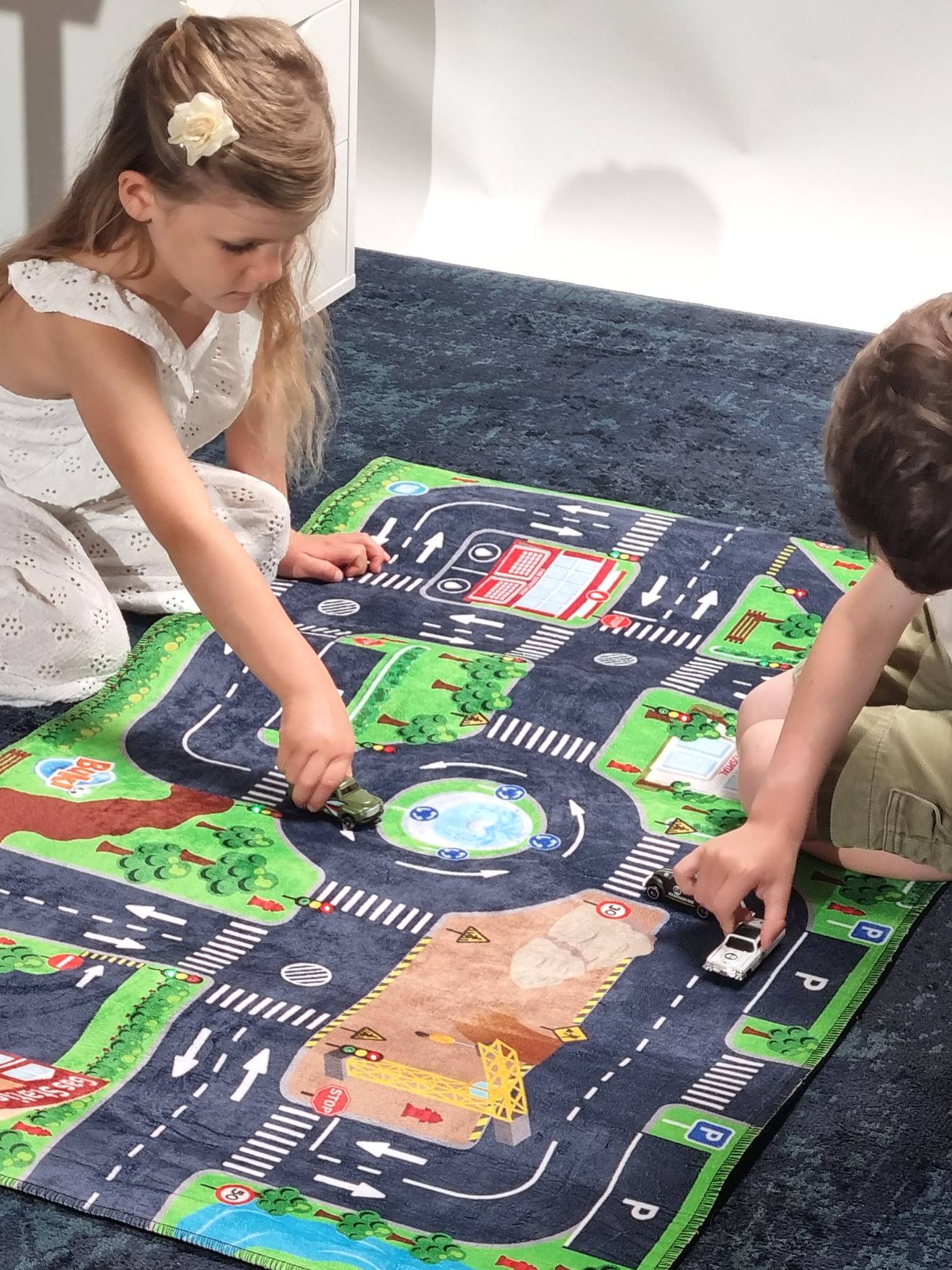 Luminous car rug - BUKI multicoloured