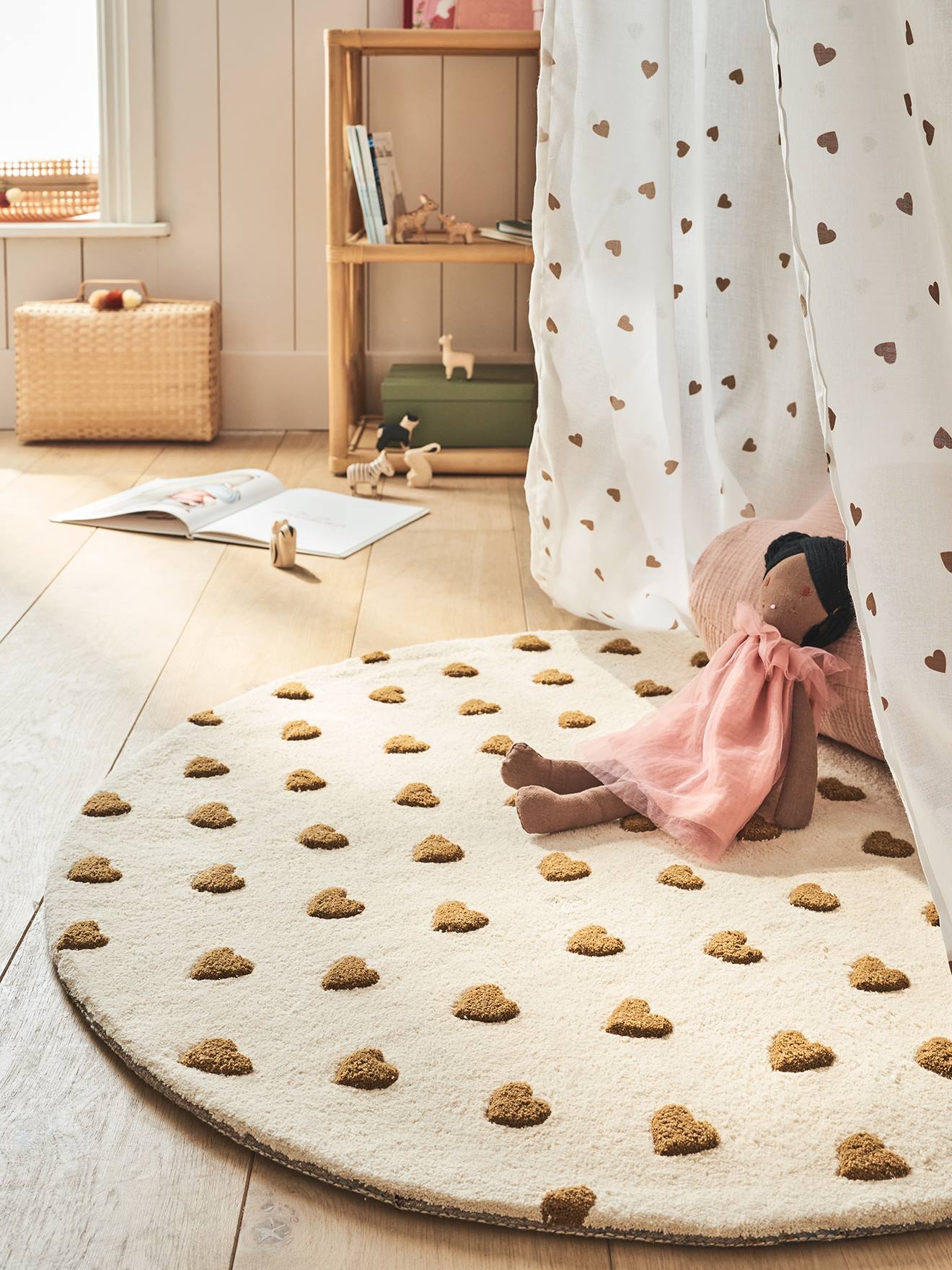 Heart Rug printed