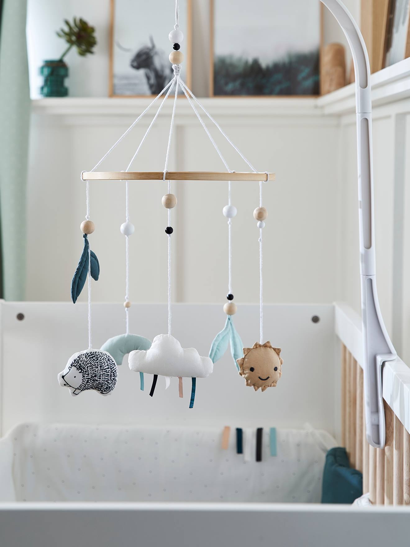 Musical Mobile Set with Organic Cotton Toys