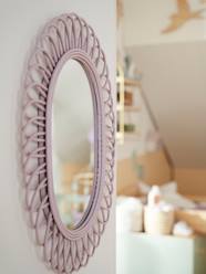 Bedding & Decor-Oval Rattan Mirror, Sweet Provence