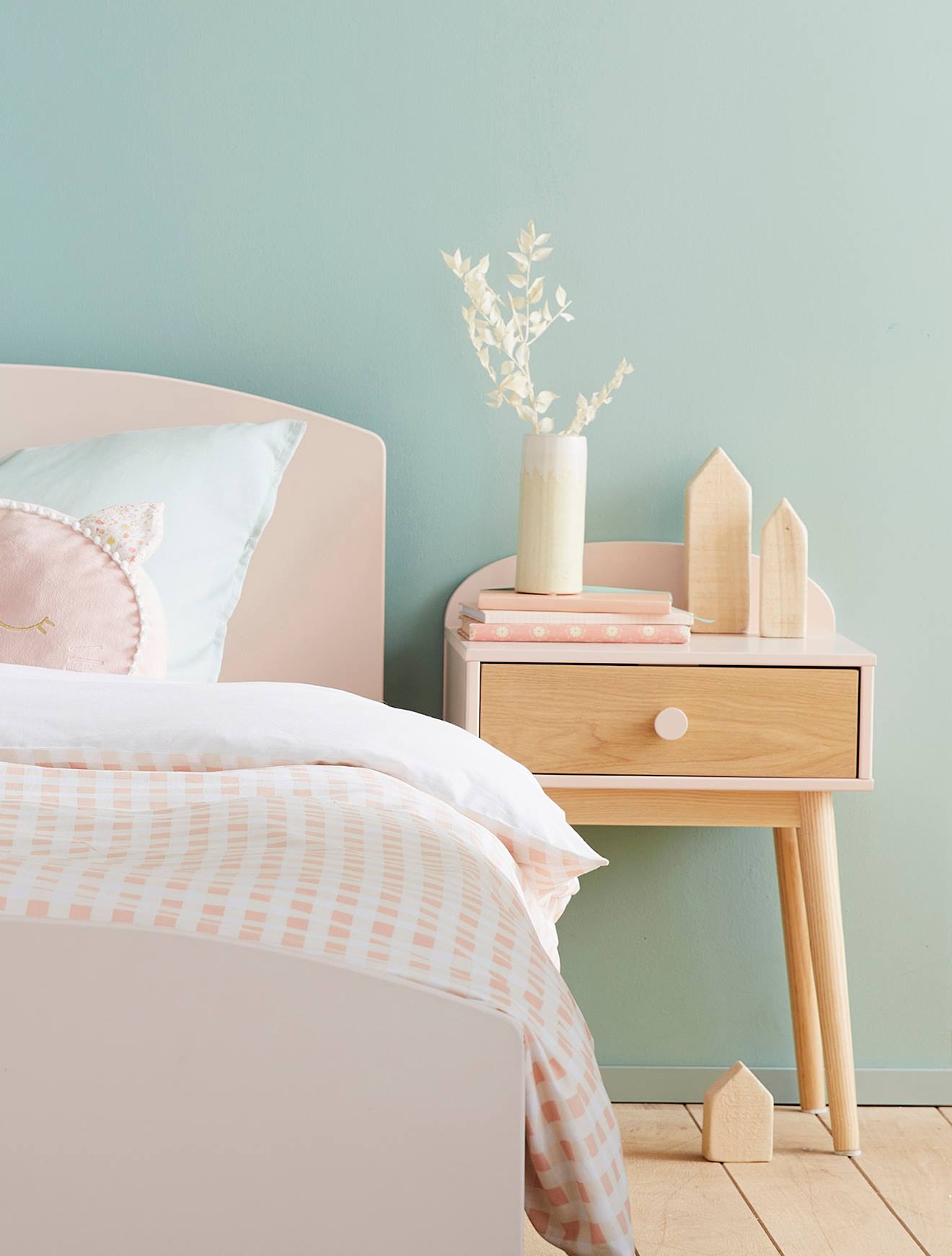 Bedside Table with Pulls