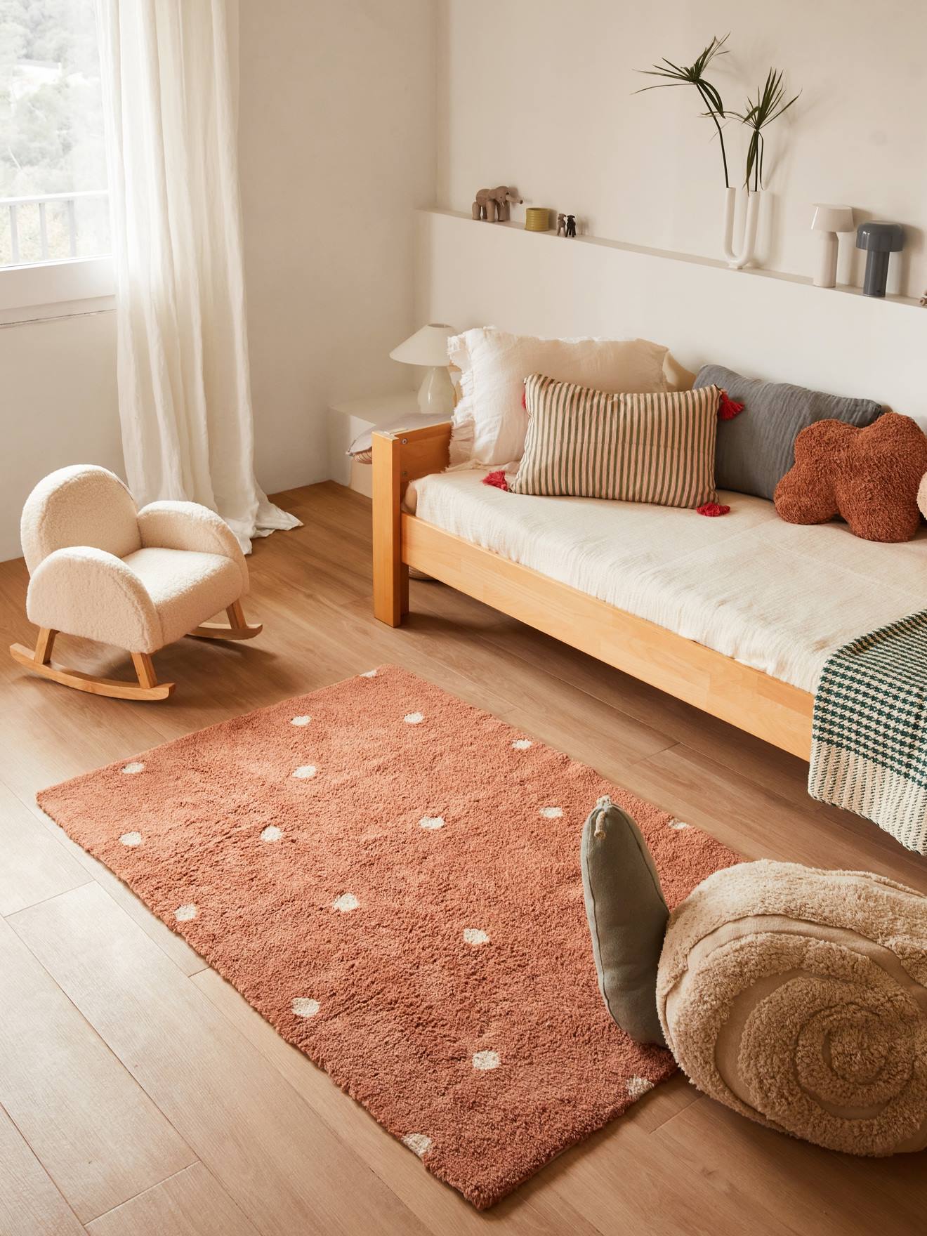 LORENA CANALS Mini Dot Rug hazel