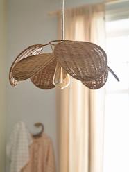 Bedding & Decor-Hanging Lampshade in Rattan, Petals