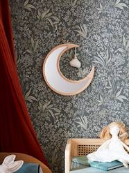 Bedding & Decor-Decoration-Moon & Cloud Rattan Mirror