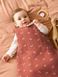 Bedding & Decor-Baby Bedding-Sleeveless Baby Sleeping Bag in Organic* Cotton Gauze, Happy Sky