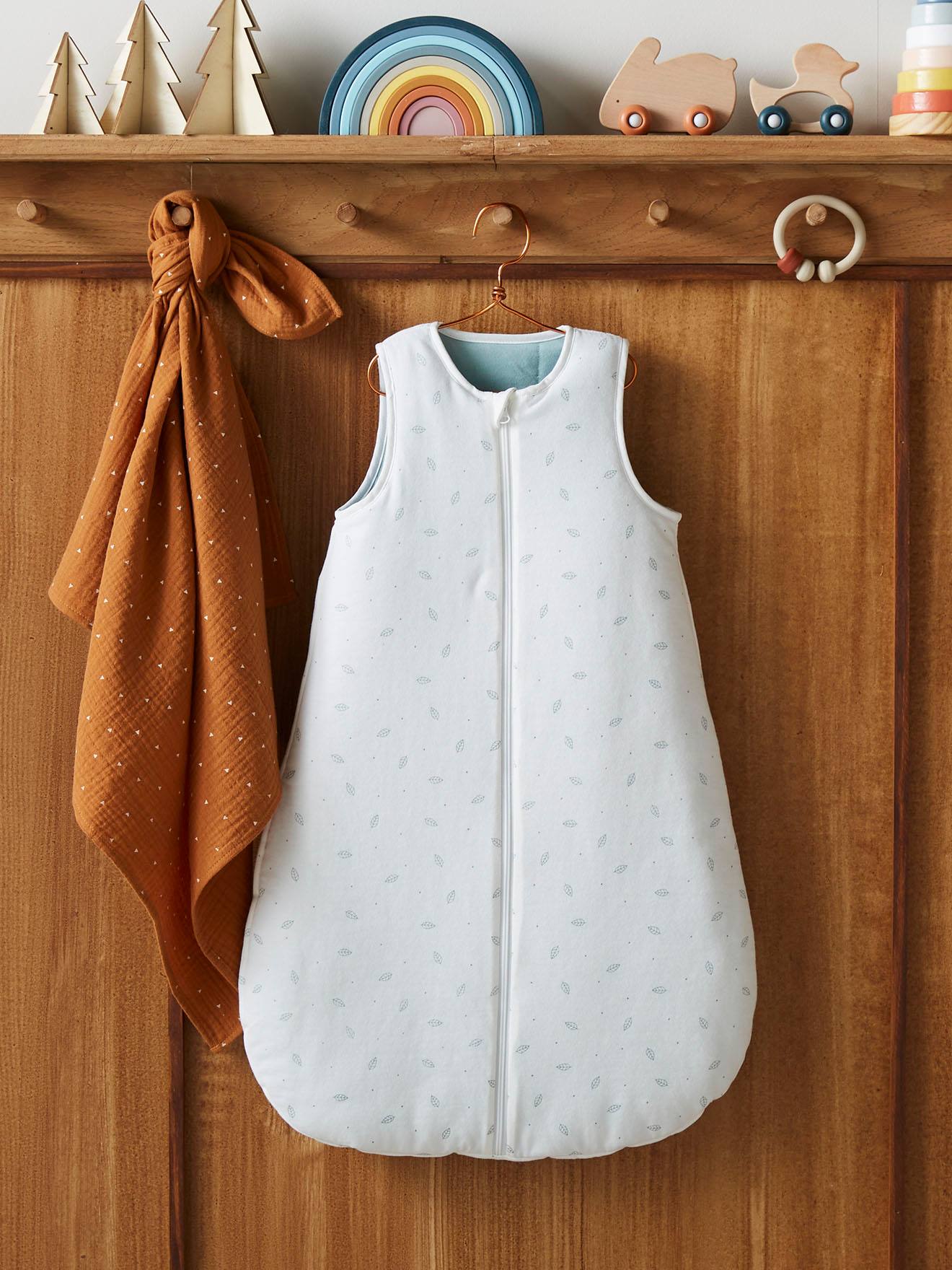 Baby Sleep Bag in Organic Cotton with opening in the middle