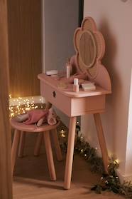 Toys-Straw Dressing Table + Accessories, in Certified Wood