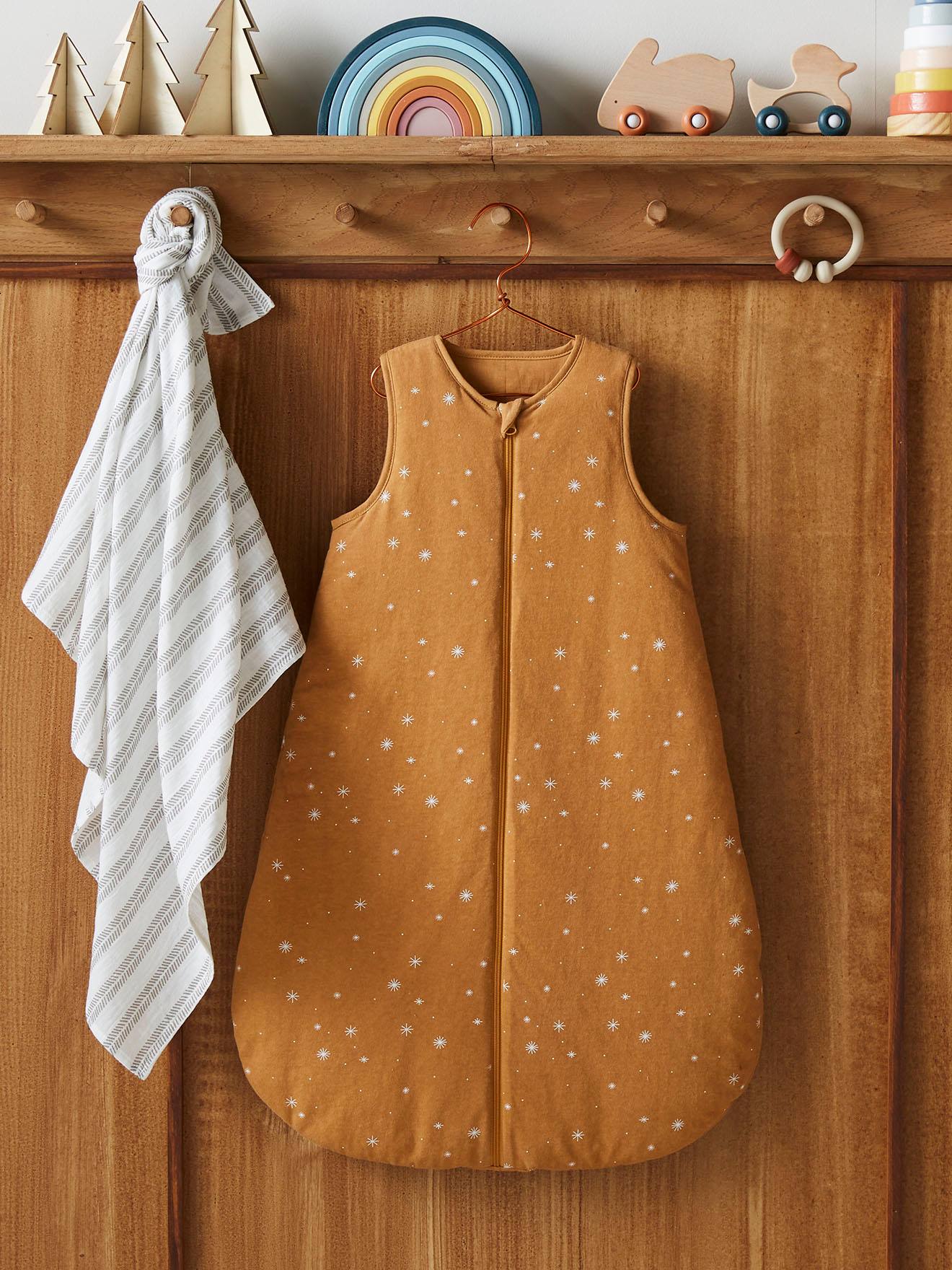 Baby Sleep Bag in Organic Cotton with opening in the middle