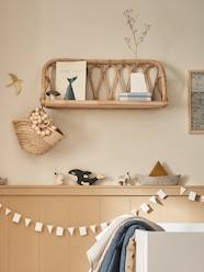 Bedroom Furniture & Storage-Shelf in Rattan