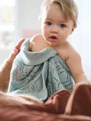 Bedding & Decor-Baby Bedding-Pointelle Throw in Organic Cotton