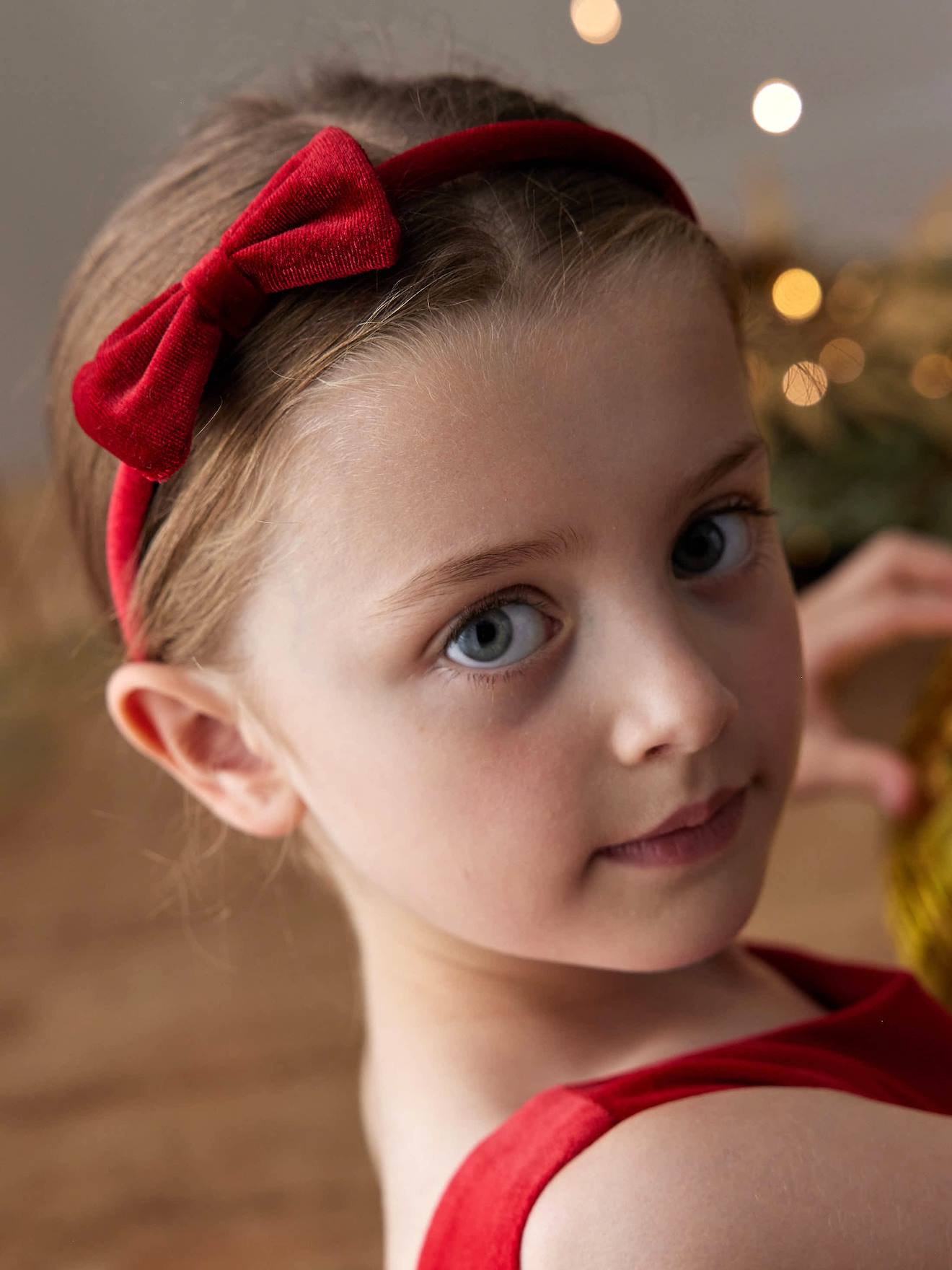 Alice Band & Hair Clip Set in Velour