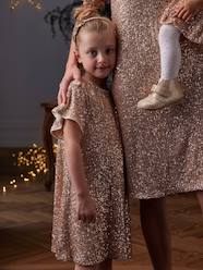 Girls-Occasion Wear Dress with Sequins for Girls