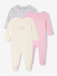 Baby-Pyjamas-Pack of 3 Basics sleepsuits