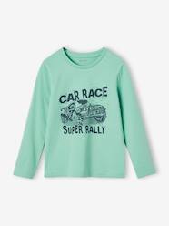 Boys-Basics Long Sleeve Top with Fun or Graphic Motif for Boys