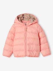 Girls-Coats & Jackets-Lightweight hooded puffer jacket for girls